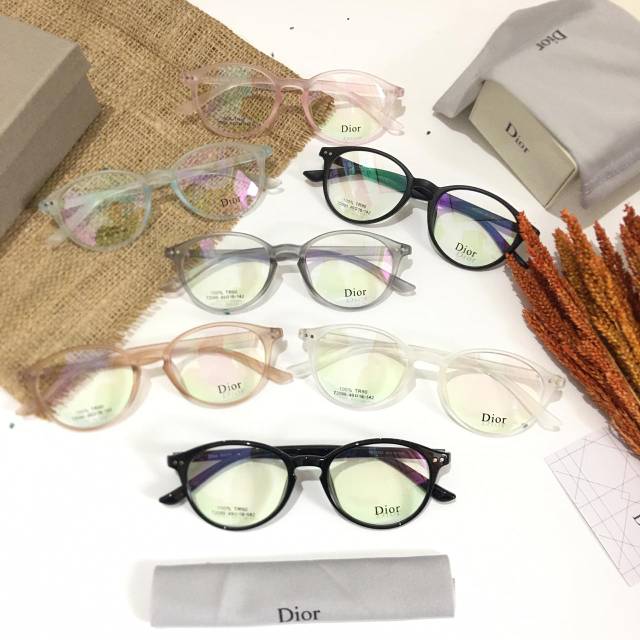 Frame kacamata 72099 bulat kecil lentur Murah