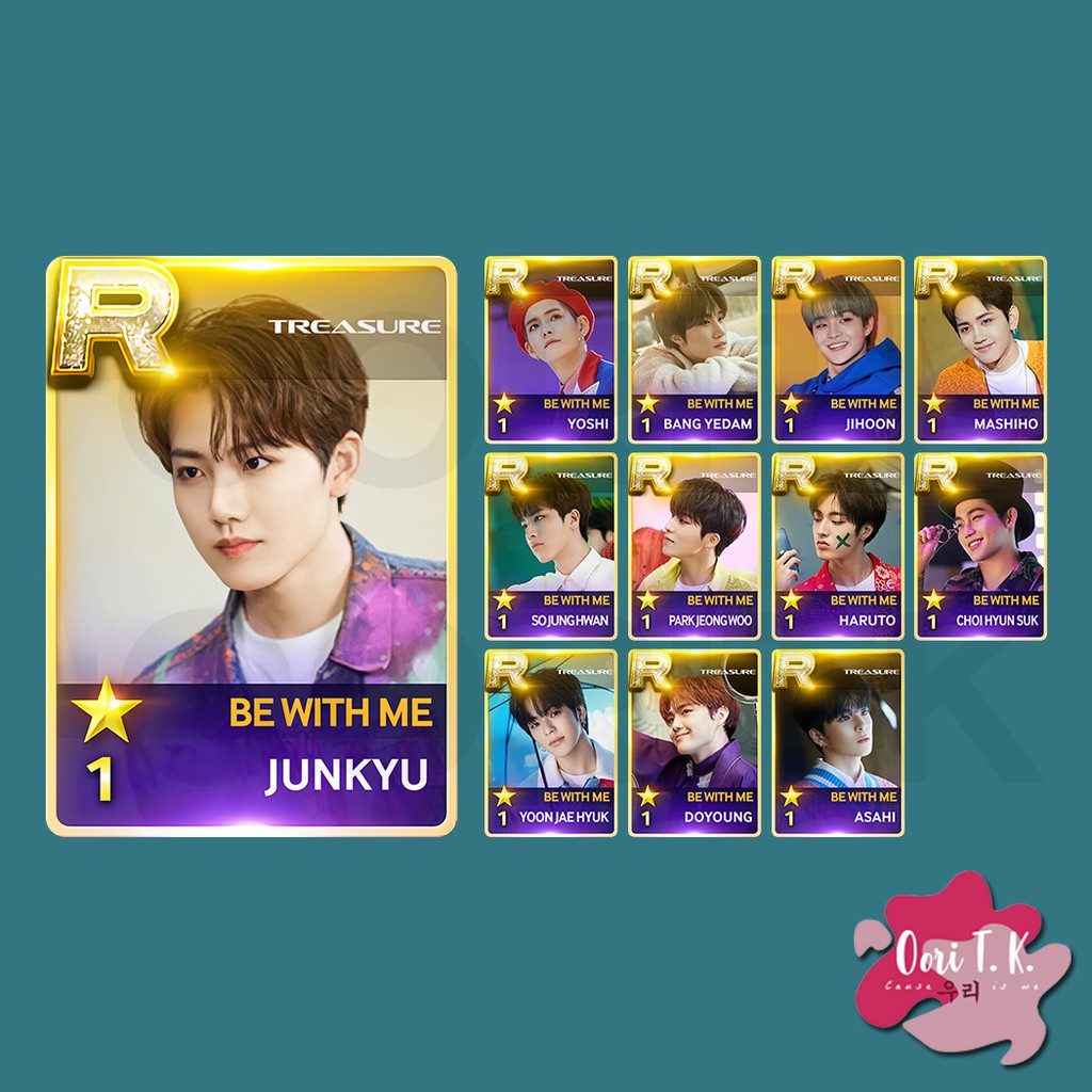 (MIN PEMBELIAN 3PCS - MIX) PHOTOCARD - R CARD SUPERSTAR YG - TREASURE (PT.2) PHOTOCARD PC HYUNSUK JI