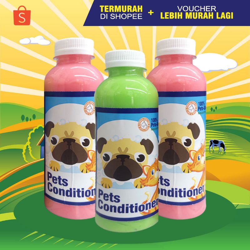 CONDITIONER 250 - Hair &amp; Skin Treatment Kucing CONDITIONER Kucing Merawat Bulu Rontok Bulu Rusak Kusam