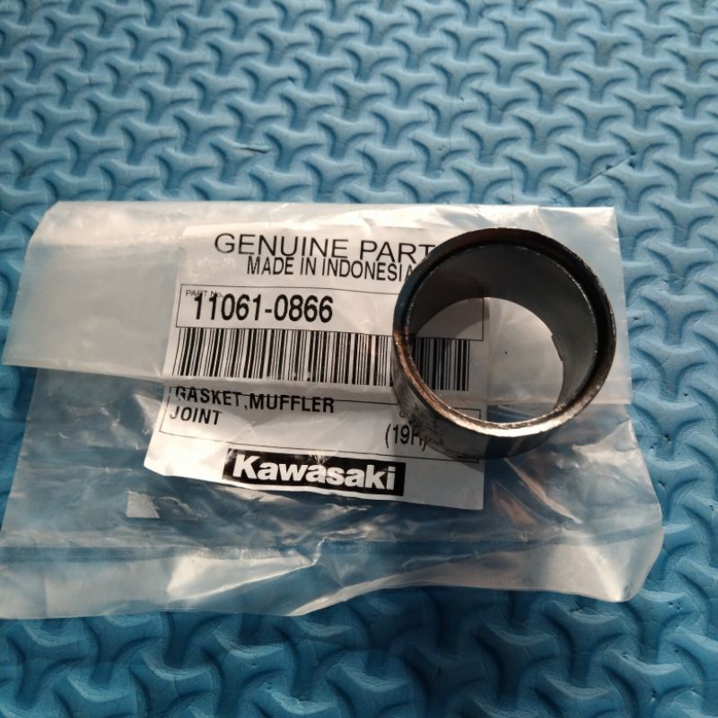 paking sambungan knalpot tengah KLX 150 original Kawasaki 11061-1419