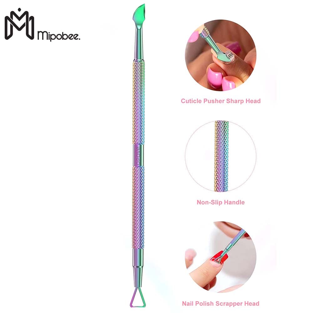 Mipobee Perapih Kutek Kuku Nail Manicure Pedicure Tools Rainbow Color