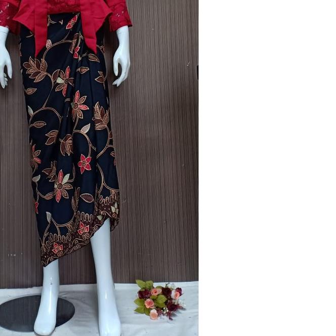KUTUBARU BALOTELLY BRUKAT ROK LILIT BATIK/SETELAN BATIK/KEBAYA MODERN/KEBAYA WISUDA/KEBAYA PESTA RUM