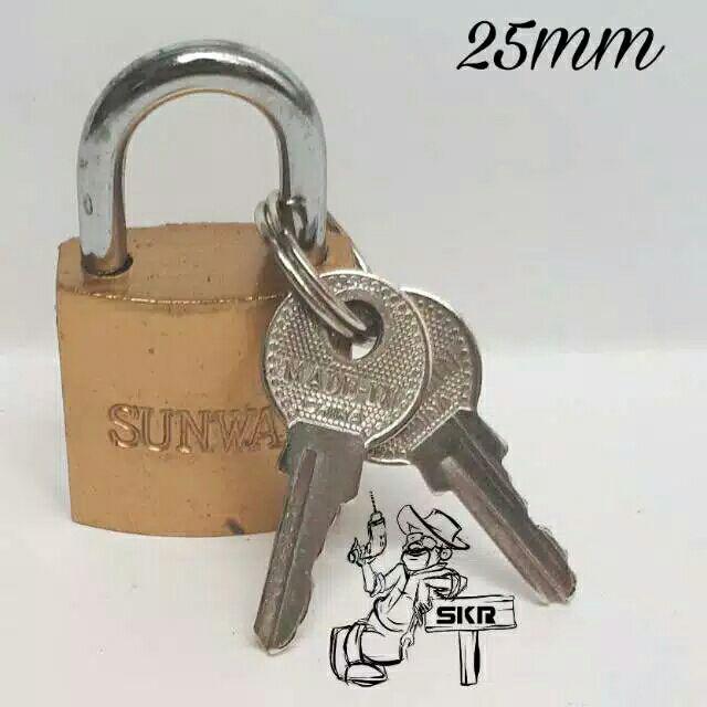 Gembok Kuningan 25mm