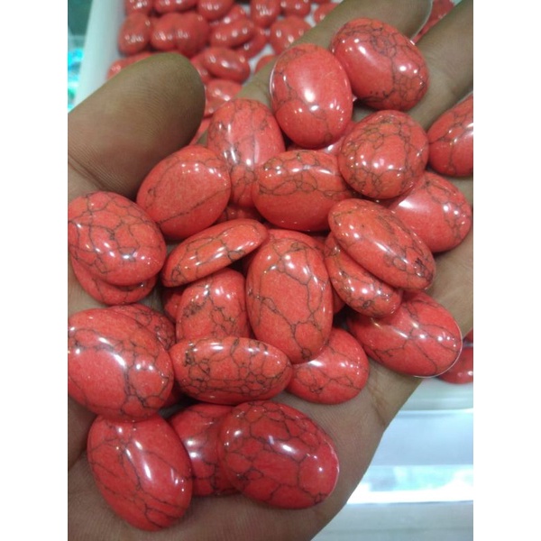 batu akik pirus merah