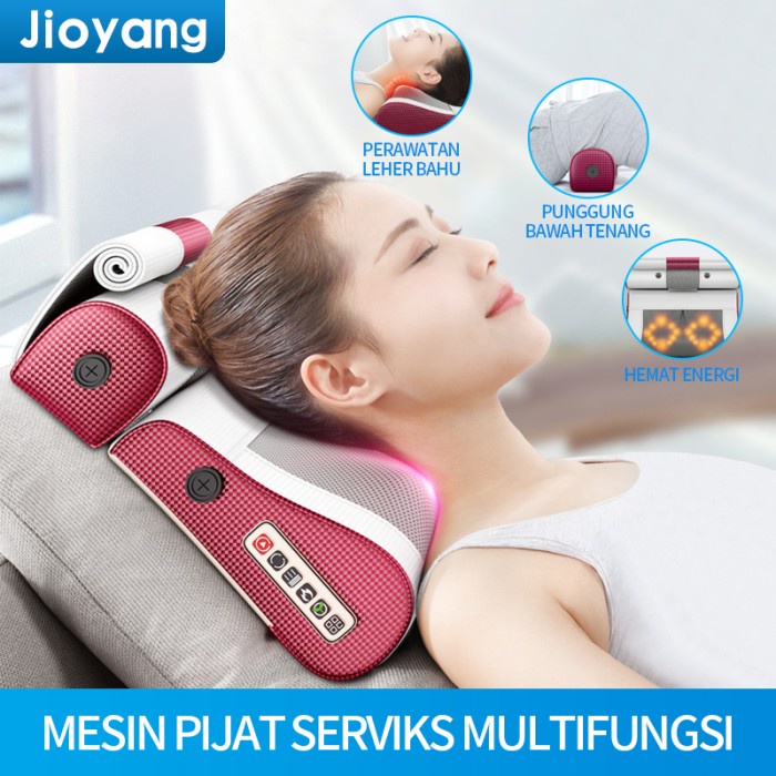 Bantal Leher - Pijat Bantal Pijat Listrik Portabel Bantal Pijat Leher Dan Bahu