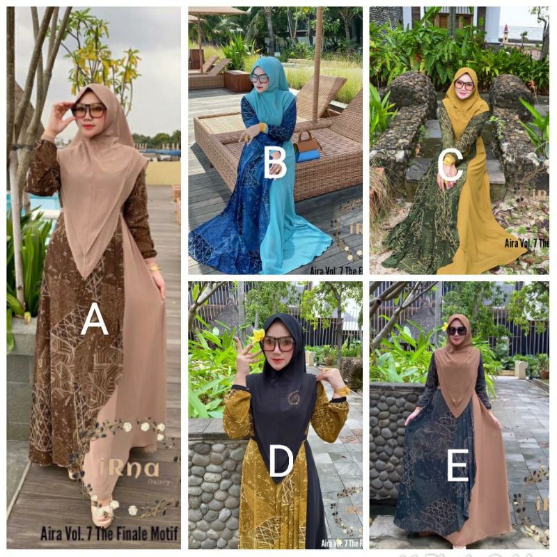 SET SYARI AIRA VOL 7 BY IRNA GALLERY (SISA B)