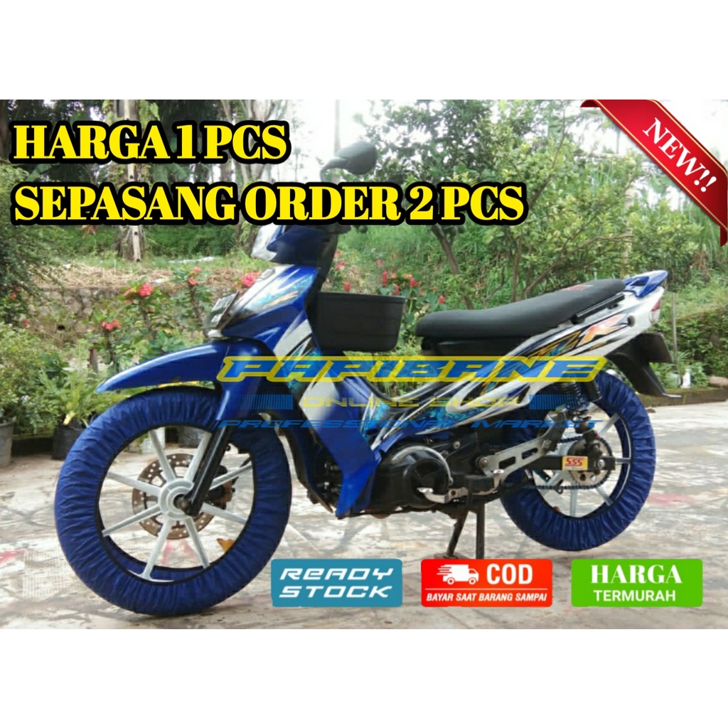 Cover Ban motor matic,sport matic,sport moge,motocros,sarung ban motor, pelindung ban motor, Bungkus