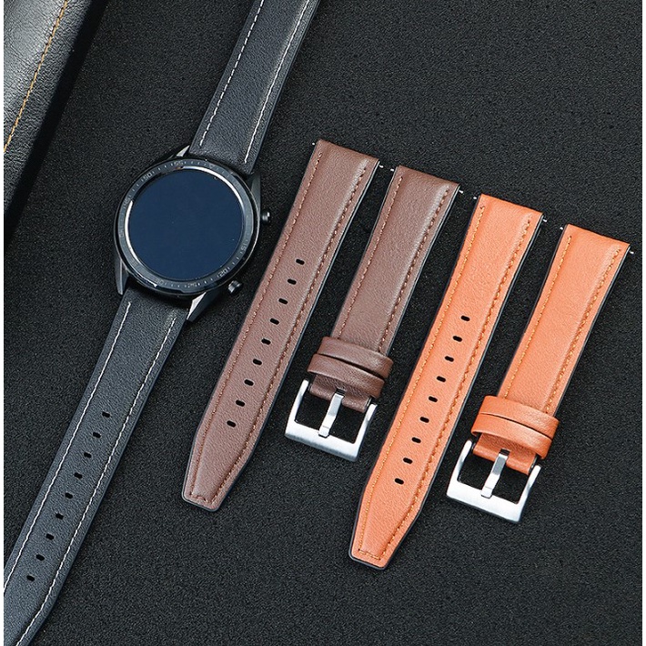 Strap Leather Kulit Huawei GT 1 2 Jam Gelang Rantai Smart watch Seri 1 2