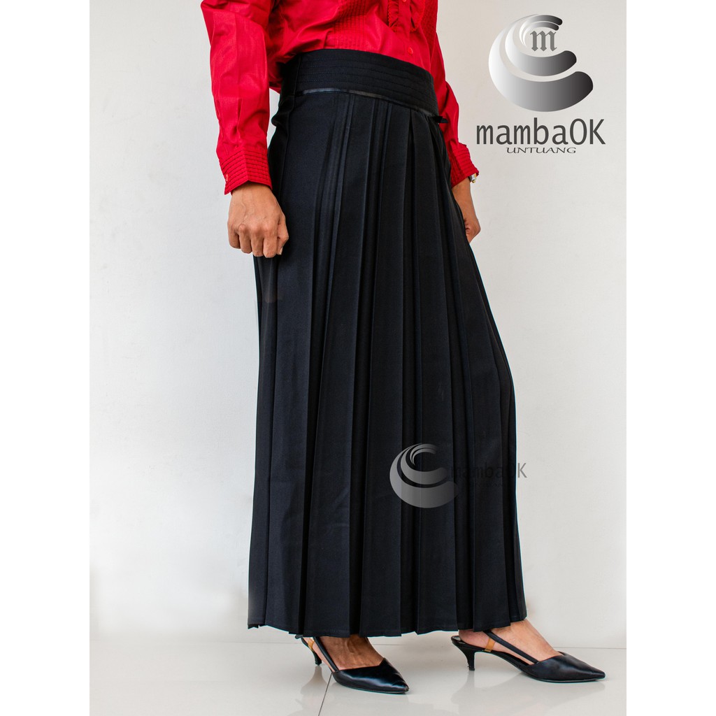 Rok Kerja Plisket Wanita Premium / Rok plisket Kantor Wanita S.M.L.XL