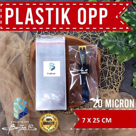 

PLASTIK OPP 7 X 25 CM 20 MIC / PLASTIK AKSESORIS / PLASTIK SENDOK TISSUE / PLASTIK STRAP MASKER