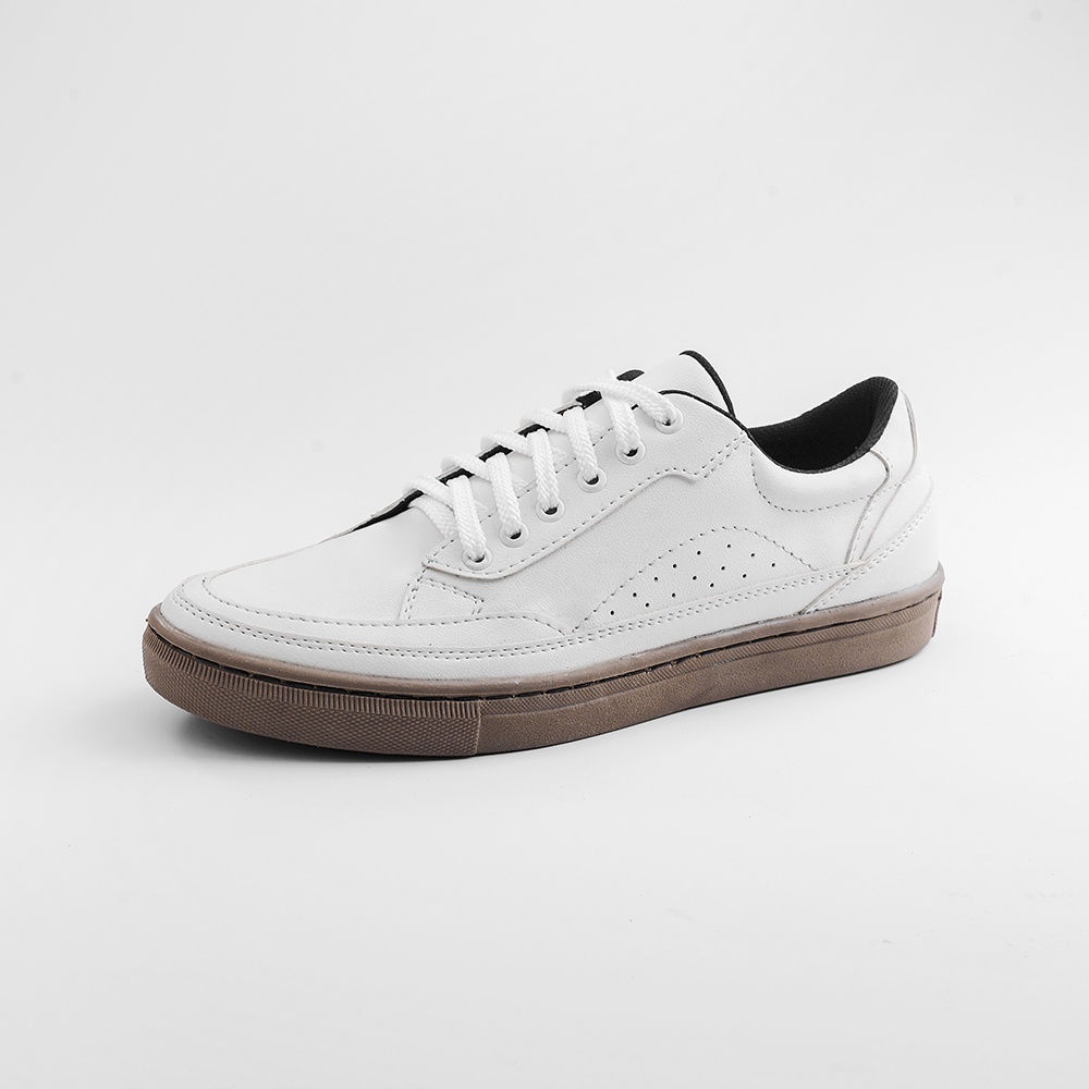 JOSE WHITE GUM |ManNeedMe x ARF| Sepatu Sneakers Pria Casual Shoes ORIGINAL