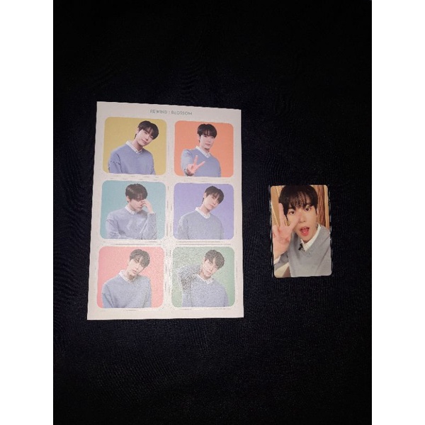 REWIND BLOSSOM DOYOUNG NCT PHOTOCARD + STICKER