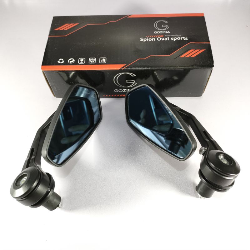 Spion jalu bar end Gozima HSJ46 Spion oval Aerox Mmax Vario 110/125 Vario 150 Universal motor lainnya