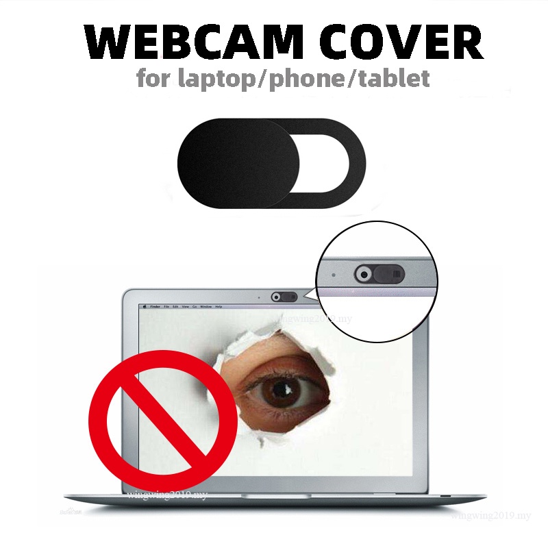 Stiker Cover Pelindung Lensa Webcam Laptop / Macbook / Handphone Model Geser