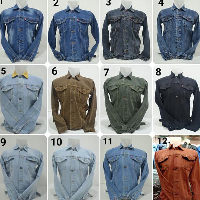 i0ny jaket jean jeans levis denim, premium dan murah hdcm