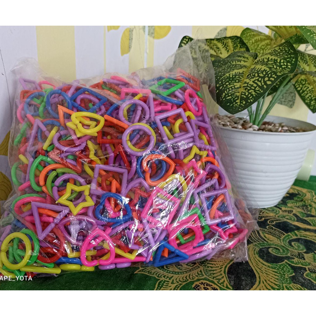 mainan edukasi anak roncean rantai