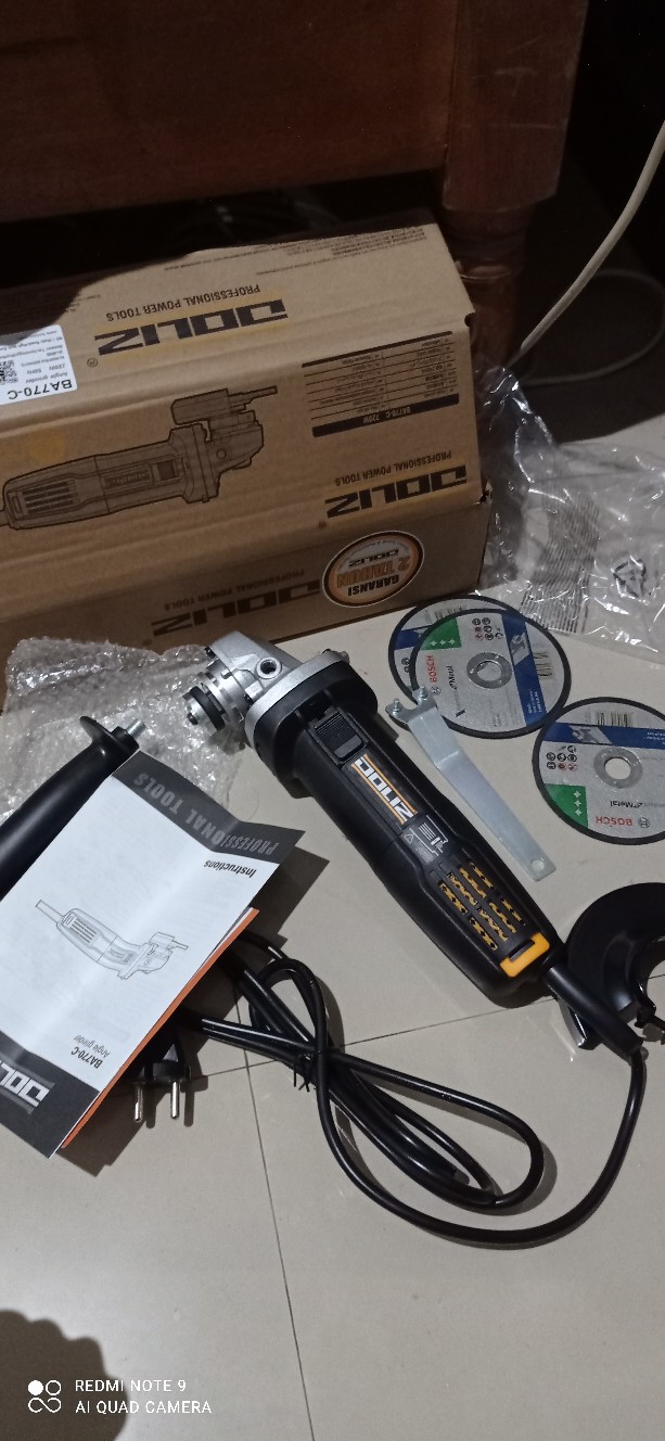 Mesin Gerinda Tangan 4 Doliz Ba730 Angle Grinder 720w Slim Body Germany Design Ba 730