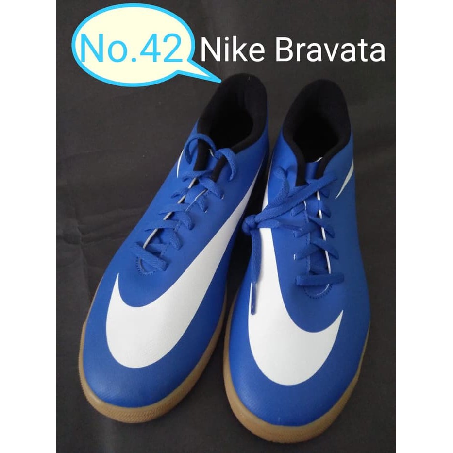 Sepatu Futsal Original Nike IC Bravata Biru No.42