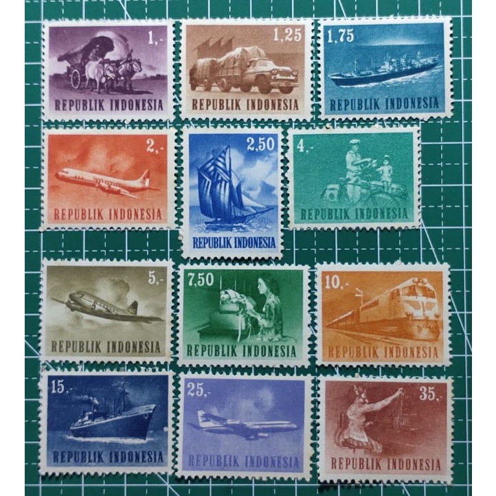 

Prangko Lawas Set Lengkap Alat-Alat Transport Thn 1964
