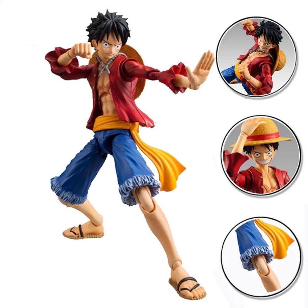 QUINTON Figure Luffy 17cm Ulang Tahun Model Anime Mainan PVC Action Figuine