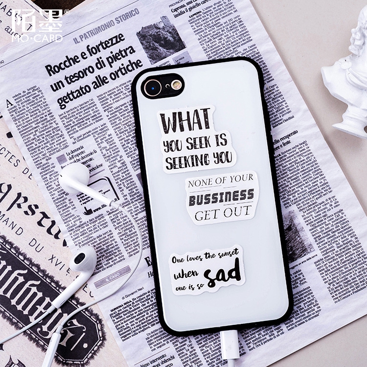 Winzige 46Pcs Stiker Vintage untuk Dekorasi / Diary / Notebook / Jurnal / Scrapbook Sticker / Ins-2