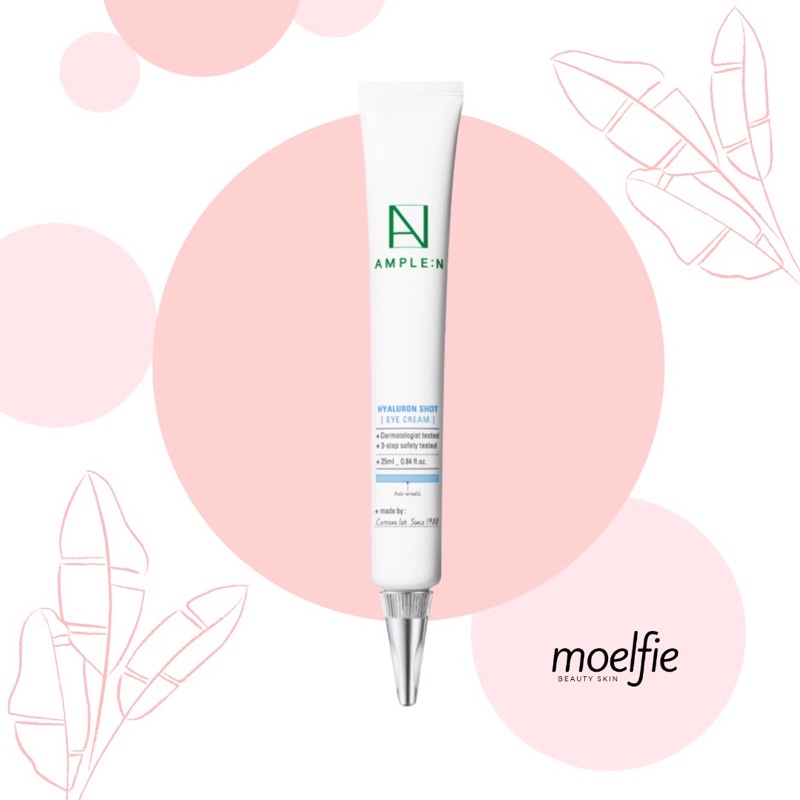 [RENEWAL - EXP 2024] COREANA AMPLE:N HYALURON SHOT EYE CREAM / AMPLEN EYECREAM EYE CARE 25ml