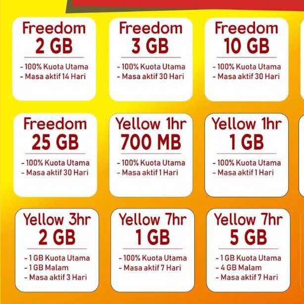 PAKET DATA YELLOW INDOSAT