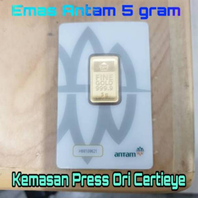 Emas Antam 5 gram logam mulai bersertifikat 2019