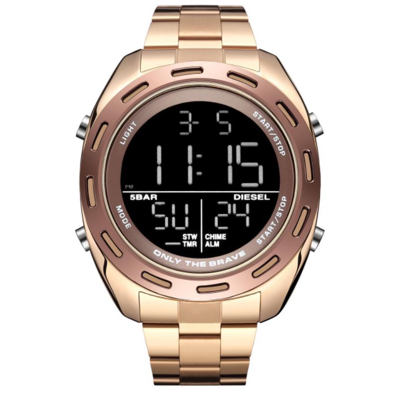 [8 VARIASI] Jam Tangan Pria Diesel Digital Rantai Super