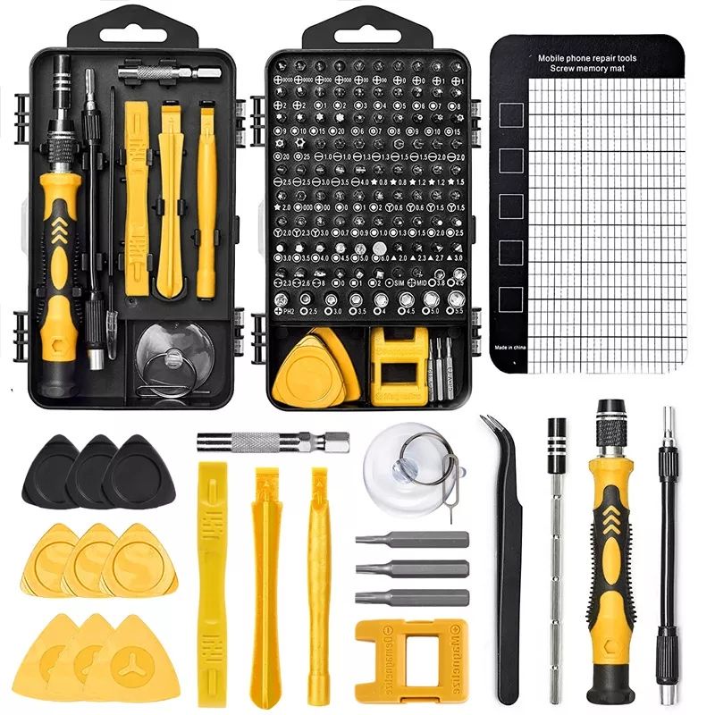 Screwdriver 115in1 Obeng Set Hp Laptop PS Jam Kacamata lengkap all in 1