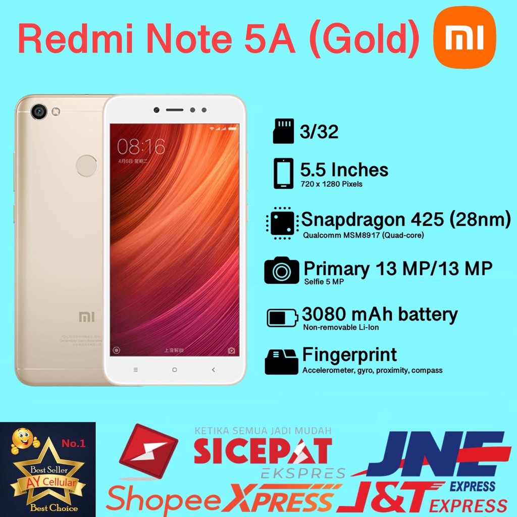 Xiaomi Redmi Note 5A 3/32 Fingerprint