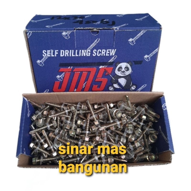 Sekrup sds roofing 12x30,baut atap sds 12x30,sekrup sds drilling roofing 12x30