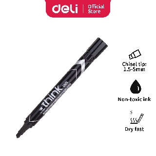 Deli Spidol permanent marker cepat kering bebas bau dan
