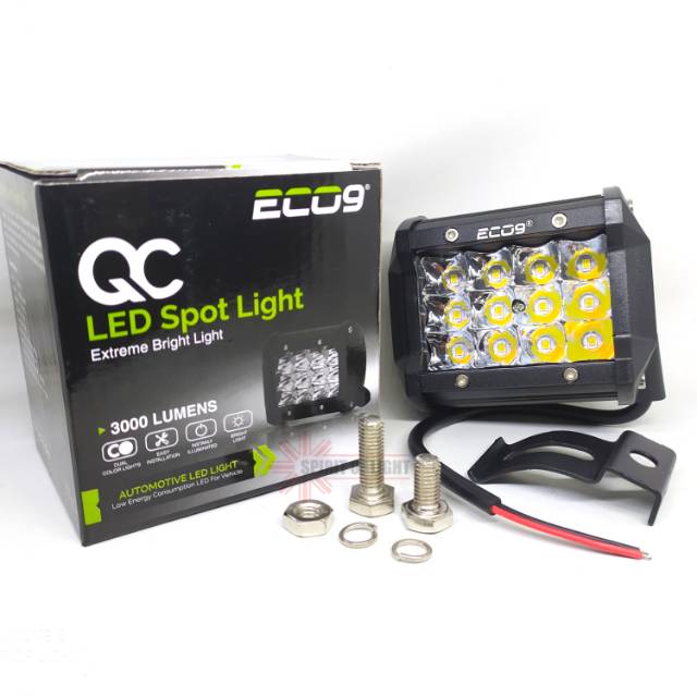 LAMPU SOROT LED MOTOR MOBIL DUAL COLOR ECO9 QC ANTI AIR