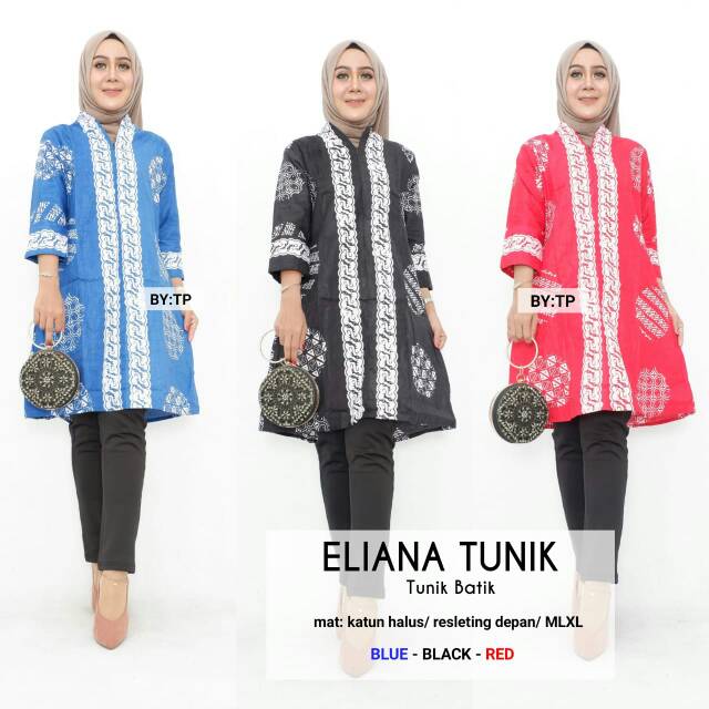 Best Seller Eliana Tunik Pastel Pekalongan Batik Murah Atasan Batik Tunik Murah Atasan Murah e0BL6pHV76MbO