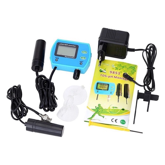 Online PH &amp; TDS Monitor / Meter (PH-9851)