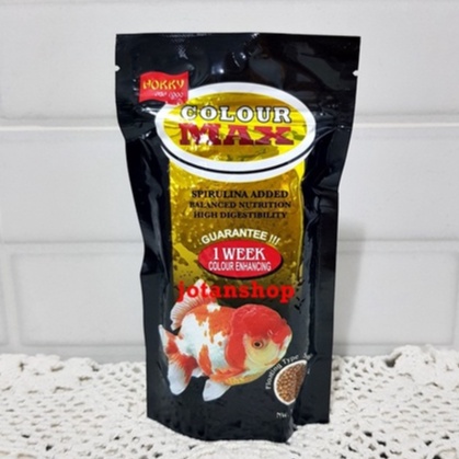 Hokky Colour Max 100gr hoky color pakan makanan pelet ikan hias koki koi floating