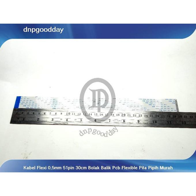 

Kabel Flexi 0,5Mm 51Pin 30Cm Bolak Balik Pcb Flexible Pita Pipih Murah Dnpgood11 Murah