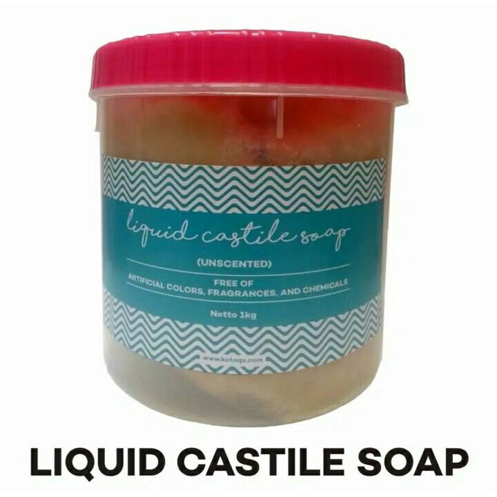 Liquid Unscented Castile Soap Base 500gr