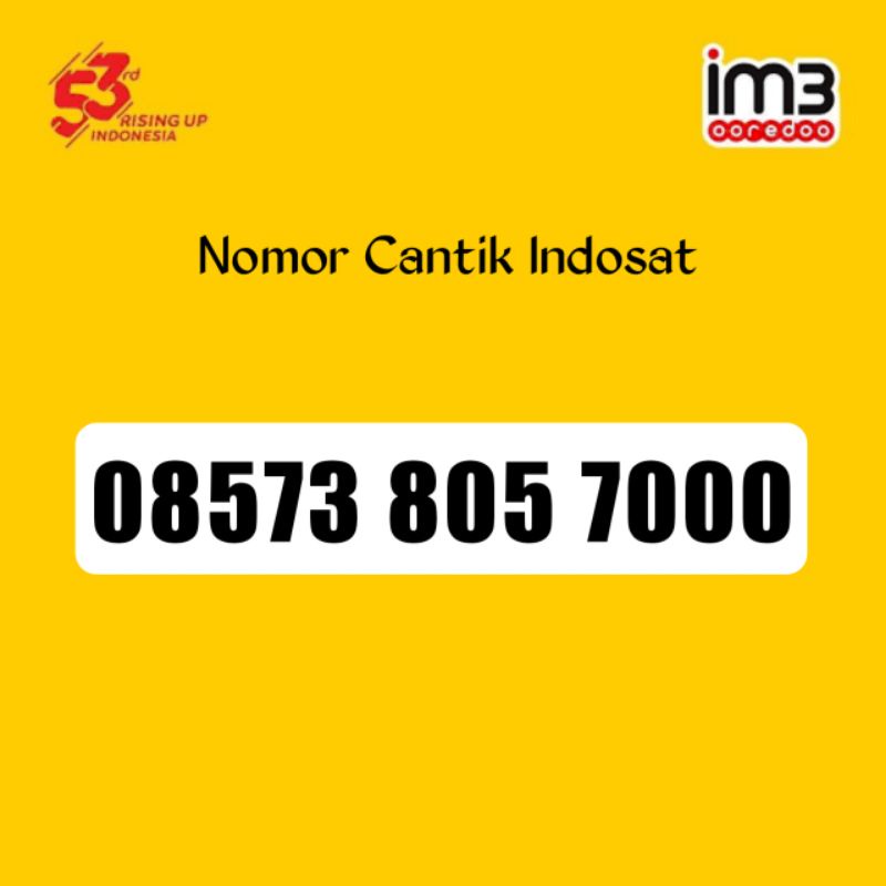 Nomor Cantik INDOSAT SERI BOS 7000 805 7000 8055 7000