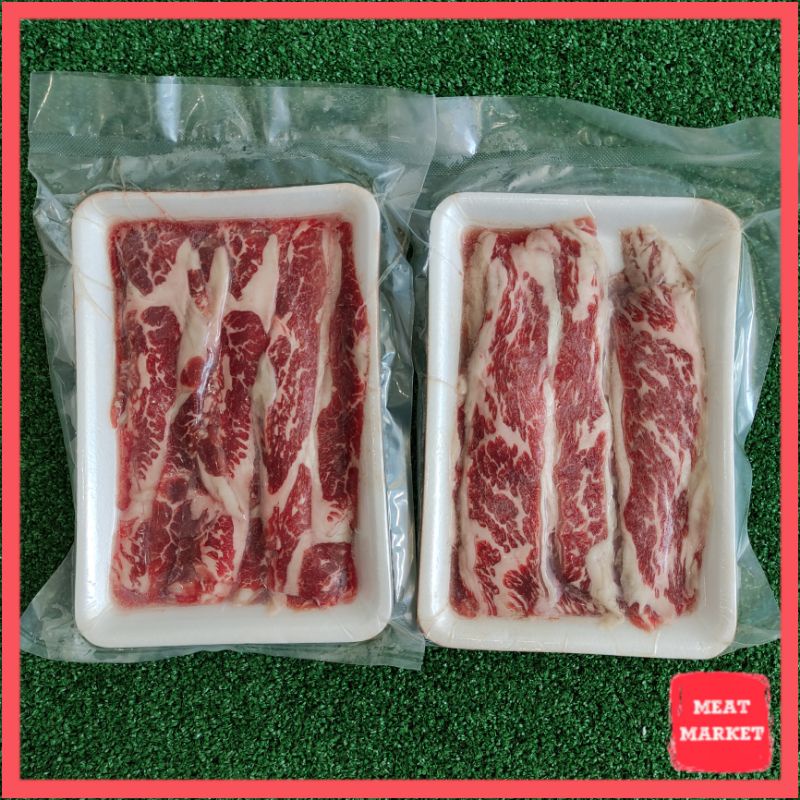 

Karubi Slice 200gr (Yakiniku cut tebal 3mm) vacum pack 200gr