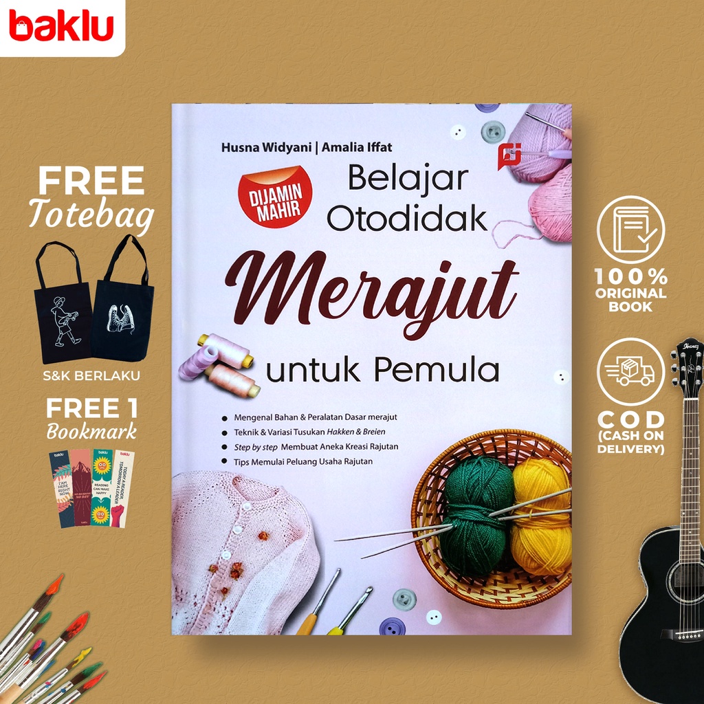 Jual BUKU BELAJAR OTODIDAK MERAJUT UNTUK PEMULA - ARRUZZ MEDIA | Shopee