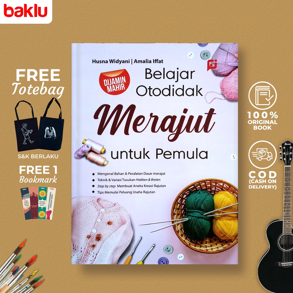 Jual Buku Belajar Otodidak Merajut Untuk Pemula Arruzz Media Shopee Indonesia 9209