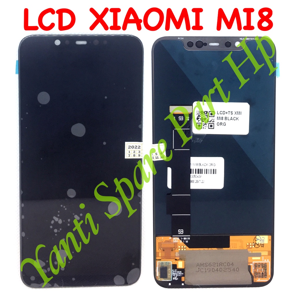 Lcd Touchscreen Xiaomi Mi8 Mi 8 Fullset Original New