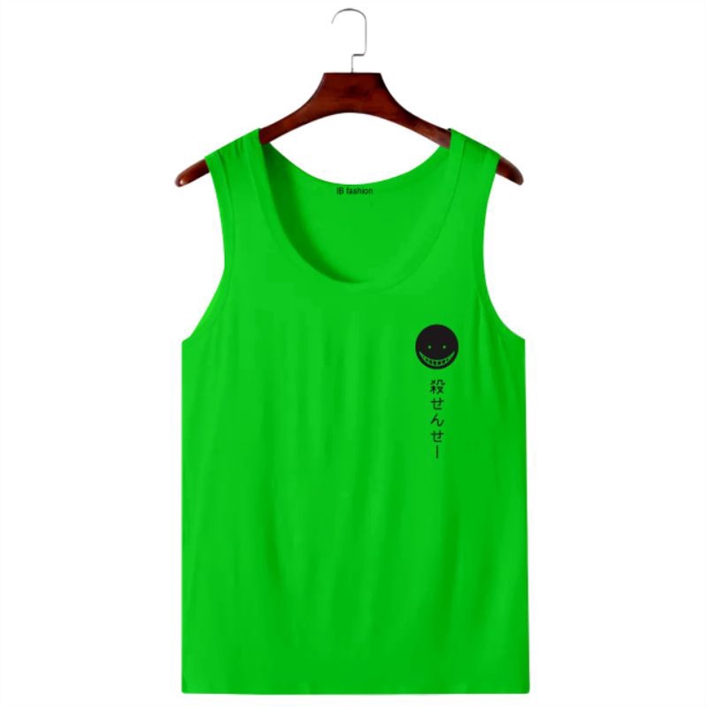 ((IB))KAOS SINGLET DEWASA/SMILE KOREA DIGITAL SABLON