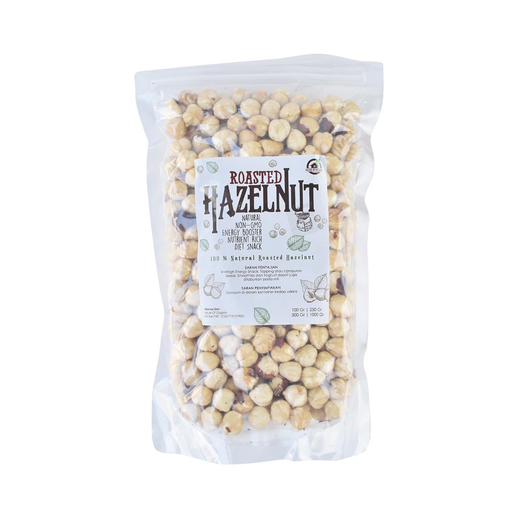 Roasted Hazelnut ( Kacang Hazelnut Panggang ) - 500 Gr