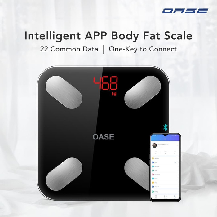 OASE Smart Body Scale LD06C - [Timbangan Badan, Garansi Resmi]