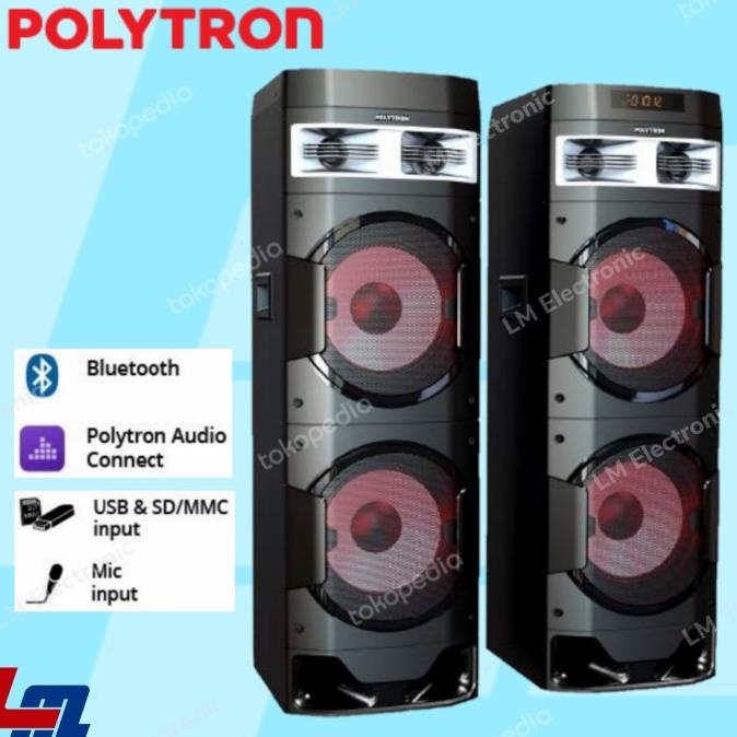 POLYTRON SPEAKER AKTIF PAS 10D22 /-FM HJ6454654