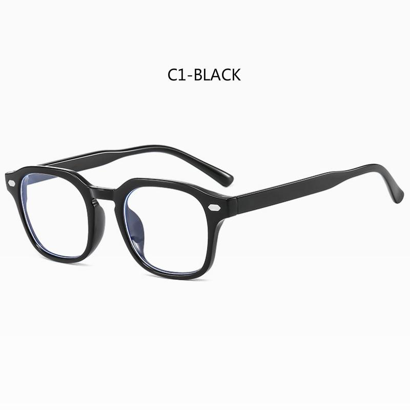 Fashion anti-blue light personality men and women glasses metal hinge