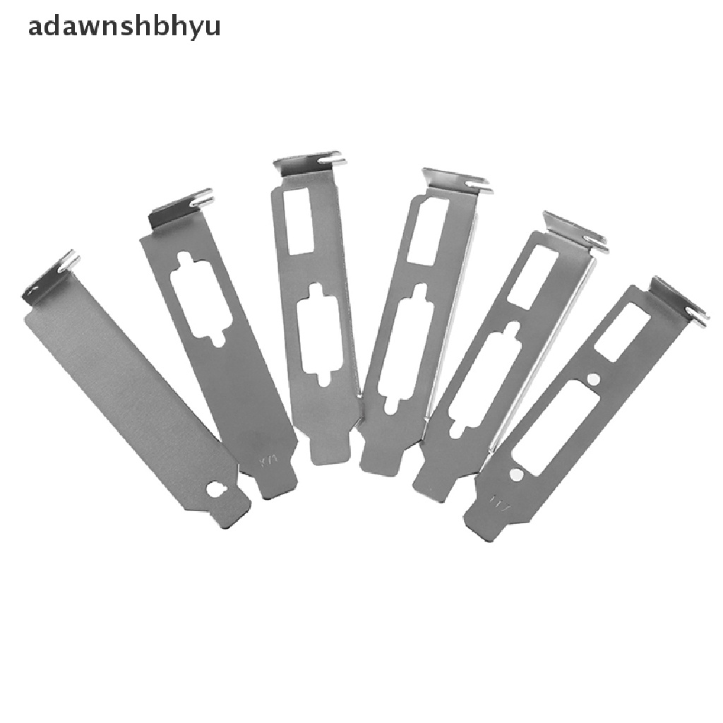 Adawnshbhyu Bracket Adapter Profil Rendah DVI HDMI VGA Port Untuk Kartu Video Grafis Setengah Tinggi